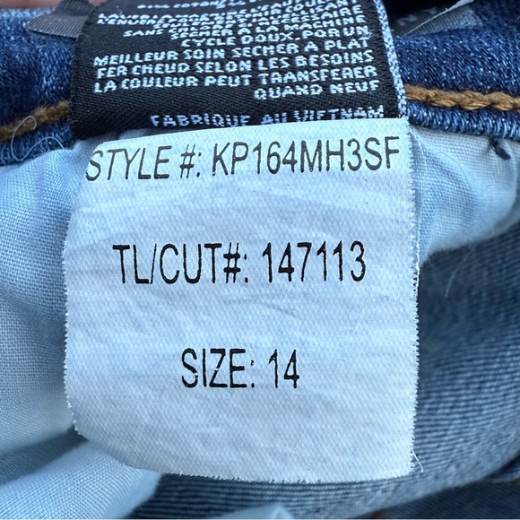 KUT Women’s Toothpick Skinny Medium Wash Stretchy Denim Jeans size 14 - Picture 11 of 16